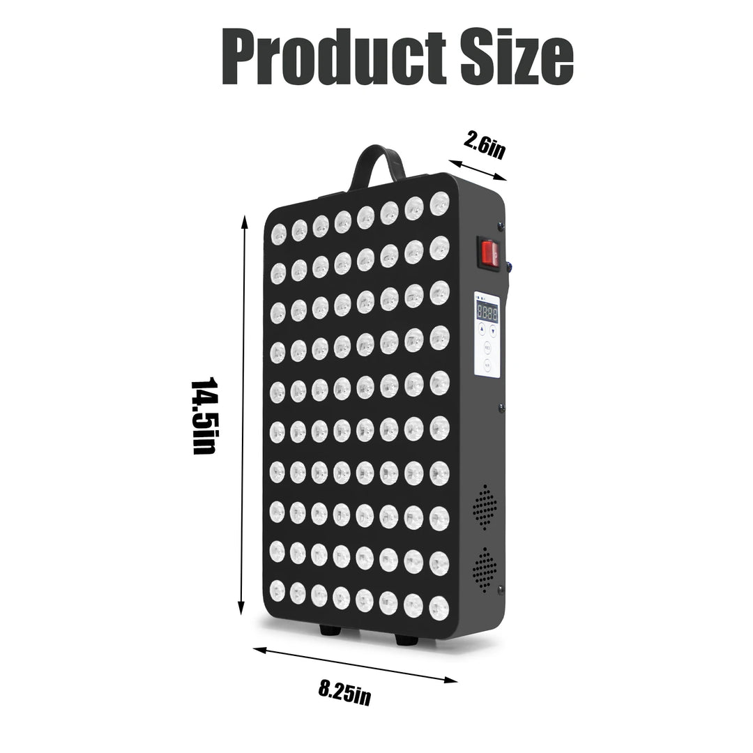 Premium 660nm and 850nm Red Light Therapy Panel – High Power LED Infrared Lamp for Full Body Home Use