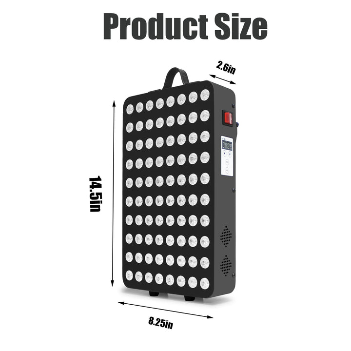 Premium 660nm and 850nm Red Light Therapy Panel – High Power LED Infrared Lamp for Full Body Home Use