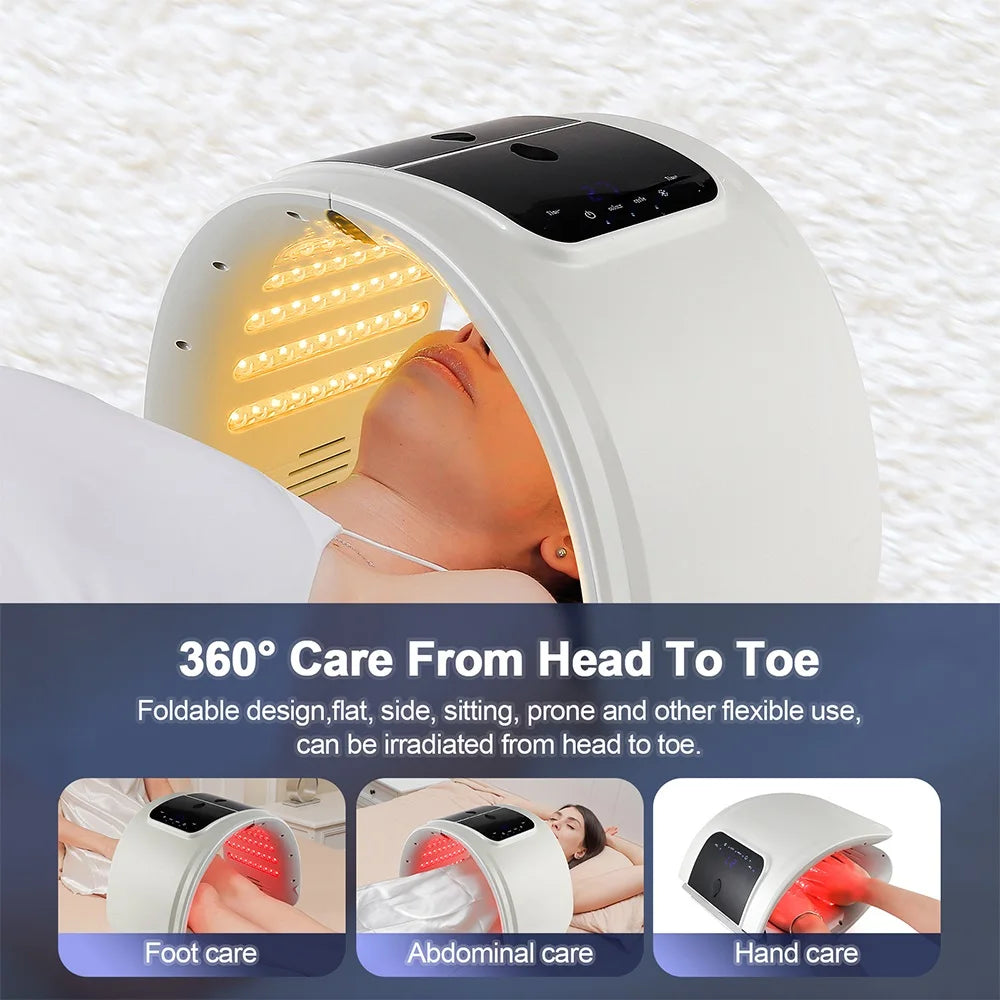 Premium 7 Color PDT LED Facial Mask – Red Light Therapy Beauty Device for Skin Care and Rejuvenation