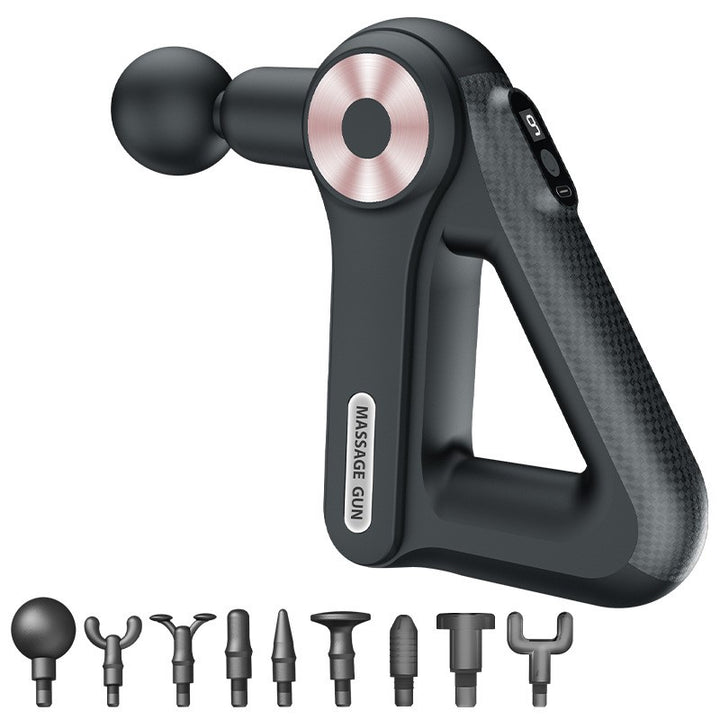 Premium 9-Head Massage Gun with 9 Adjustable Speeds, Long Battery Life, Ultra-Quiet Deep Tissue Relief for Muscle Recovery, Triangle Design for Comfortable Grip