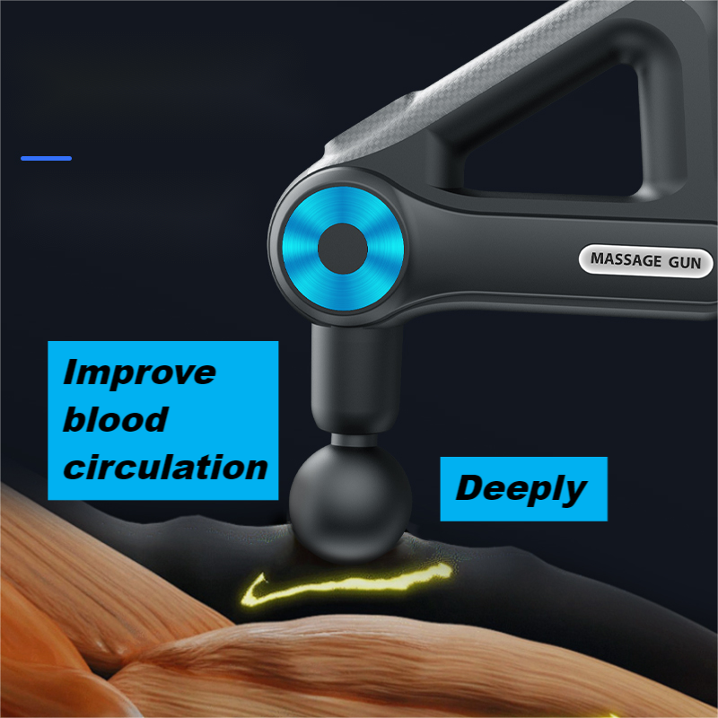 Premium 9-Head Massage Gun with 9 Adjustable Speeds, Long Battery Life, Ultra-Quiet Deep Tissue Relief for Muscle Recovery, Triangle Design for Comfortable Grip