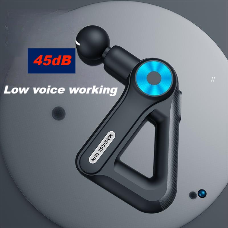 Premium 9-Head Massage Gun with 9 Adjustable Speeds, Long Battery Life, Ultra-Quiet Deep Tissue Relief for Muscle Recovery, Triangle Design for Comfortable Grip