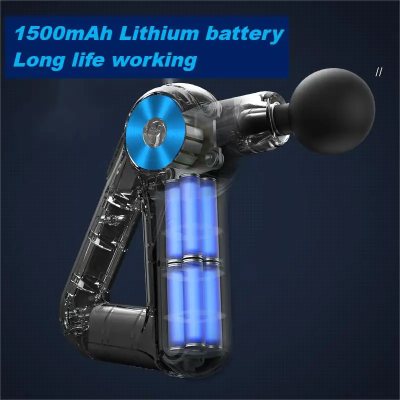Premium 9-Head Massage Gun with 9 Adjustable Speeds, Long Battery Life, Ultra-Quiet Deep Tissue Relief for Muscle Recovery, Triangle Design for Comfortable Grip