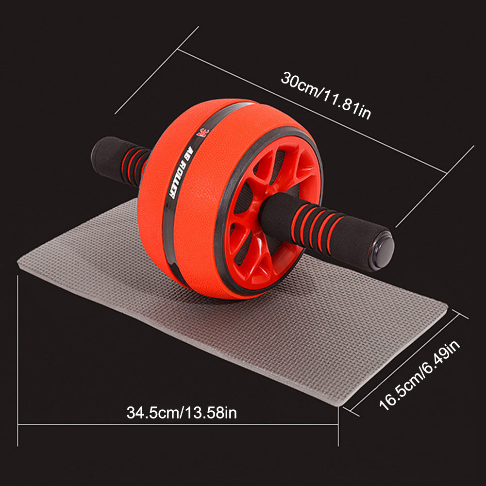 Premium Abdominal Muscle Wheel for Core Strength Training - Fitness Roller with Kneeling Pad, TPR+PP Material for Effective Abdomen Exercise, Durable Ab Wheel for Home Workouts