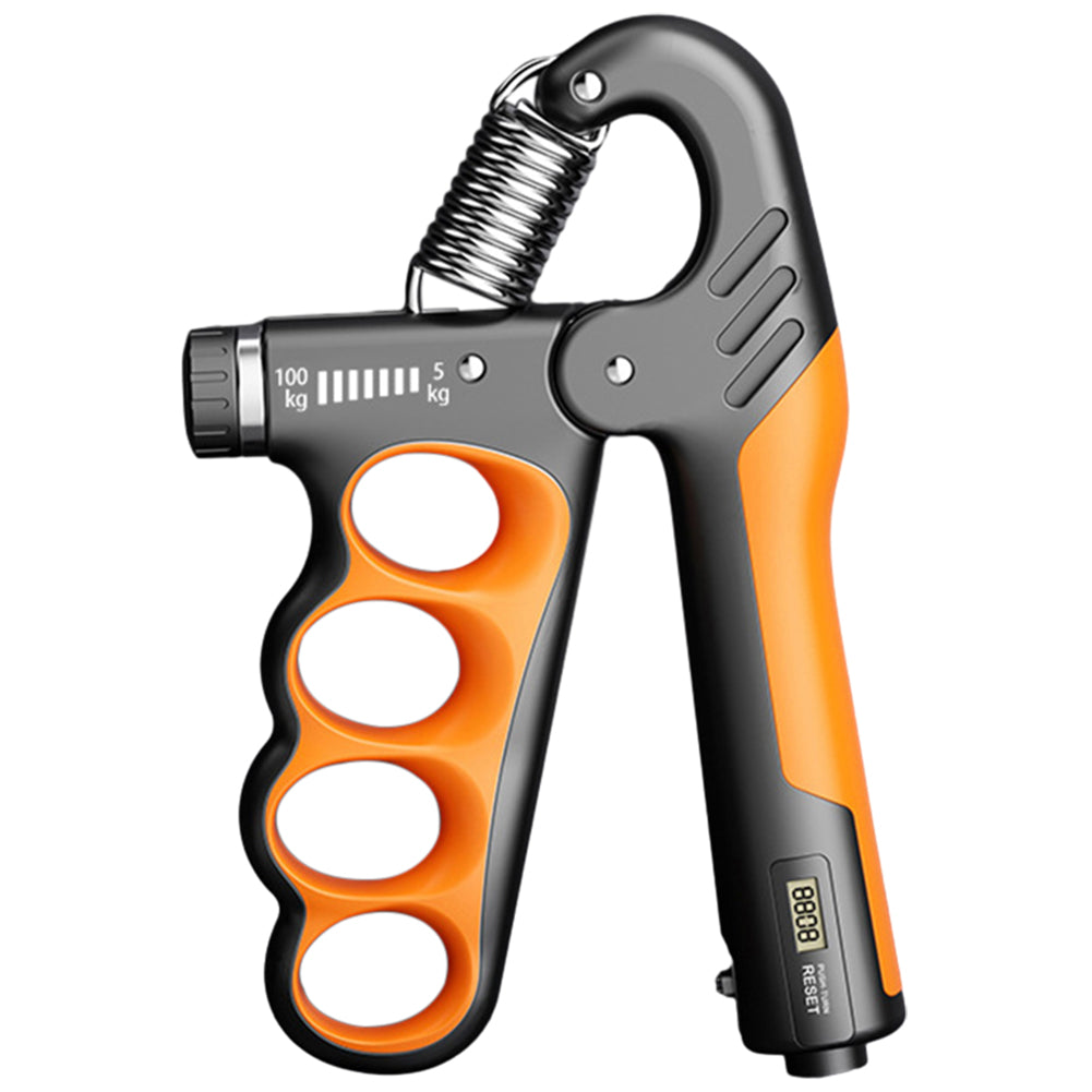 Premium Adjustable 5-100KG Grip Strength Trainer with Counter – Hand Gripper for Muscle Building, Wrist Expander & Fitness Training – Durable Stainless Steel, Non-Slip Design for Gym, Therapy, and Injury Recovery – Ideal for Athletes & Musicians