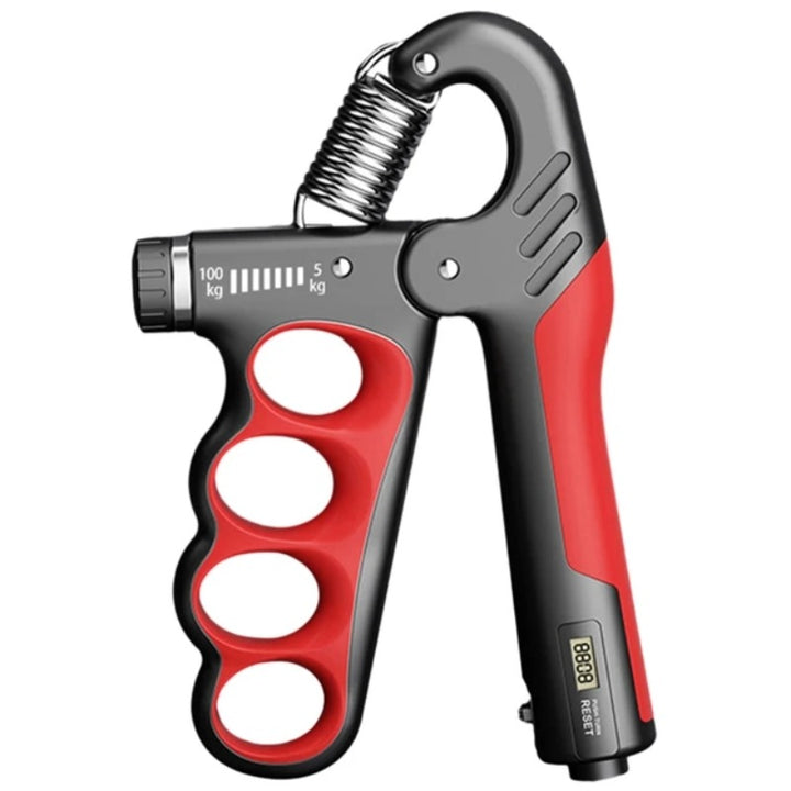 Premium Adjustable 5-100KG Grip Strength Trainer with Counter – Hand Gripper for Muscle Building, Wrist Expander & Fitness Training – Durable Stainless Steel, Non-Slip Design for Gym, Therapy, and Injury Recovery – Ideal for Athletes & Musicians