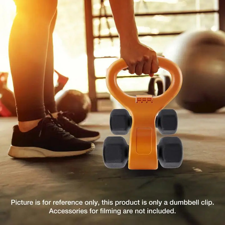 Premium Adjustable Dumbbell Grip – Portable Weightlifting Handle for Fitness, Comfortable Kettlebell Grip for Exercise, Adjustable and Easy-to-Use Weight Handle for Effective Workouts