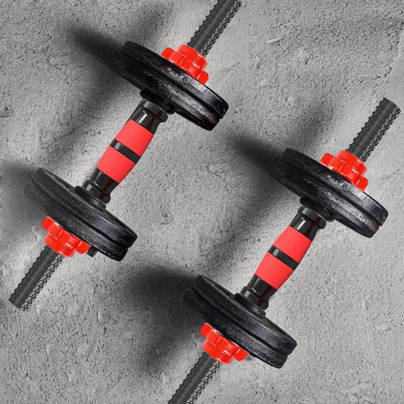Premium Adjustable Dumbbell Rod Set – Portable Barbell Lifting, Easy to Install, Non-Slip Foam Grip, PVC Plastic Nuts, Versatile Strength Training for Home Gym, 35-55cm