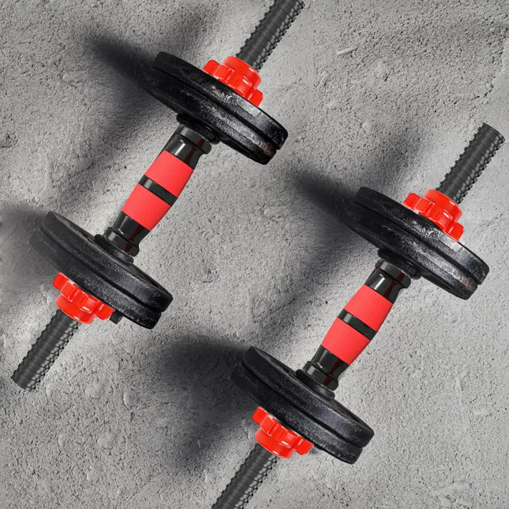 Premium Adjustable Dumbbell Rod Set – Portable Barbell Lifting, Easy to Install, Non-Slip Foam Grip, PVC Plastic Nuts, Versatile Strength Training for Home Gym, 35-55cm