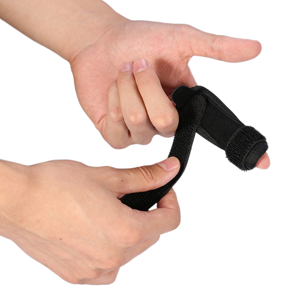 Premium Adjustable Finger Splint for Trigger Finger and Curved Finger Straightening, Support Brace with Hook & Loop Tape for Injury Recovery, Arthritis Relief, and Finger Protection – Fits All Sizes