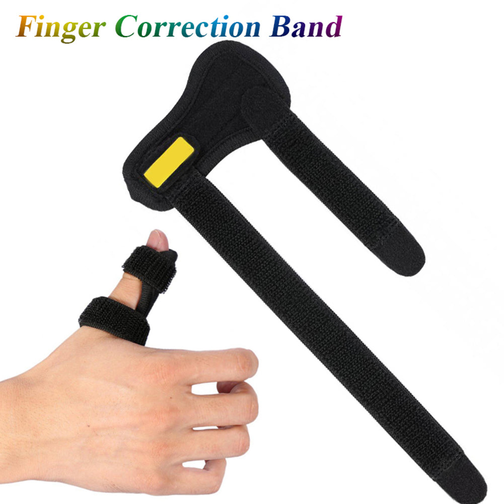 Premium Adjustable Finger Splint for Trigger Finger and Curved Finger Straightening, Support Brace with Hook & Loop Tape for Injury Recovery, Arthritis Relief, and Finger Protection – Fits All Sizes