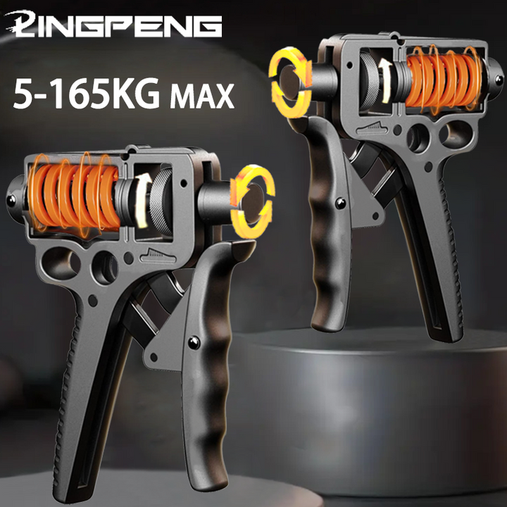 Premium Adjustable Hand Grip Strengthener - 5-120kg Finger Expander for Arm, Wrist & Forearm Training - Durable Steel Spring Gripper for Fitness & Exercise