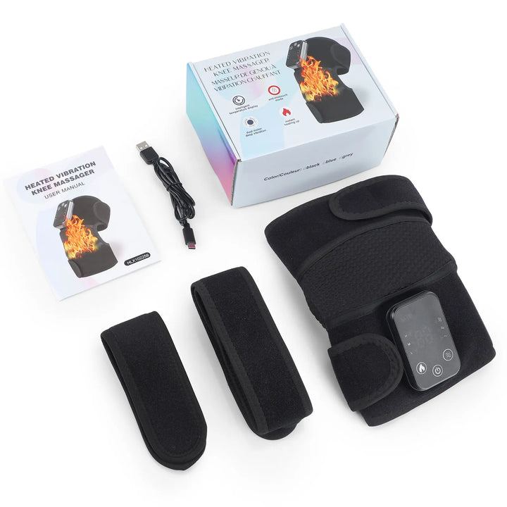 Premium Adjustable Heated Shoulder Brace – Electric Vibration Compression Wrap for Left and Right Shoulder Support