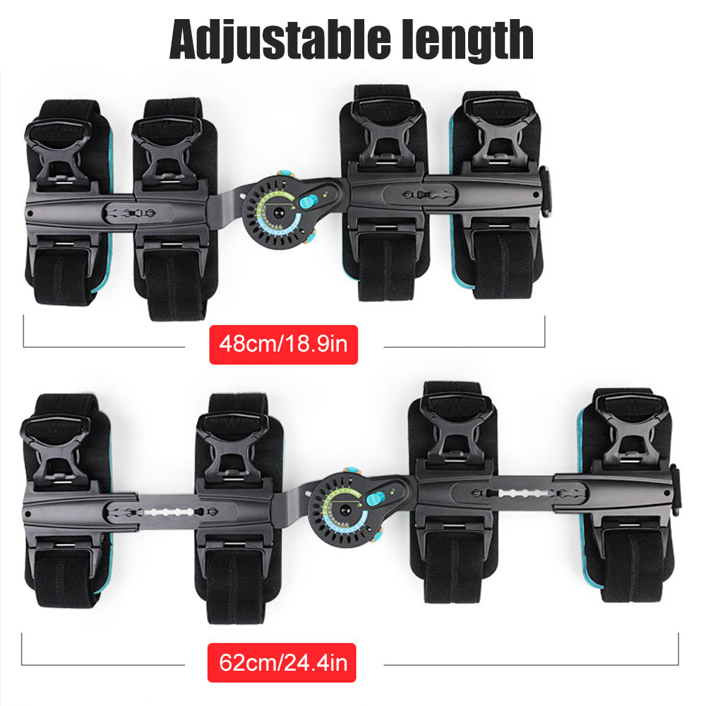 Premium Adjustable Hinged Knee Brace for Postoperative Recovery, ROM Immobilizer for ACL, MCL, Meniscus Tear, and Ligament Injuries - Left/Right Leg Support