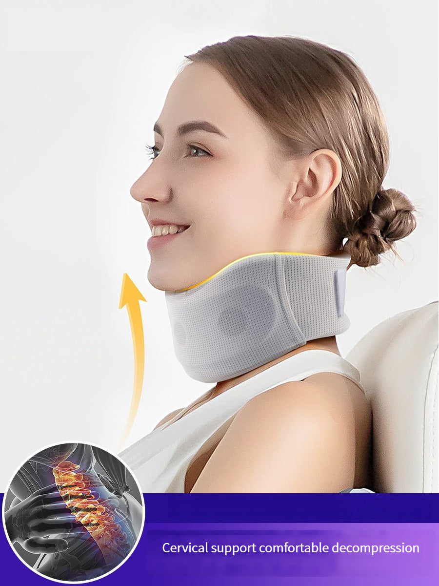 Premium Adjustable Neck Brace Foam Cervical Collar for Pain Relief, Comfortable Support for Home Use and Sleeping, Various Sizes S-XL