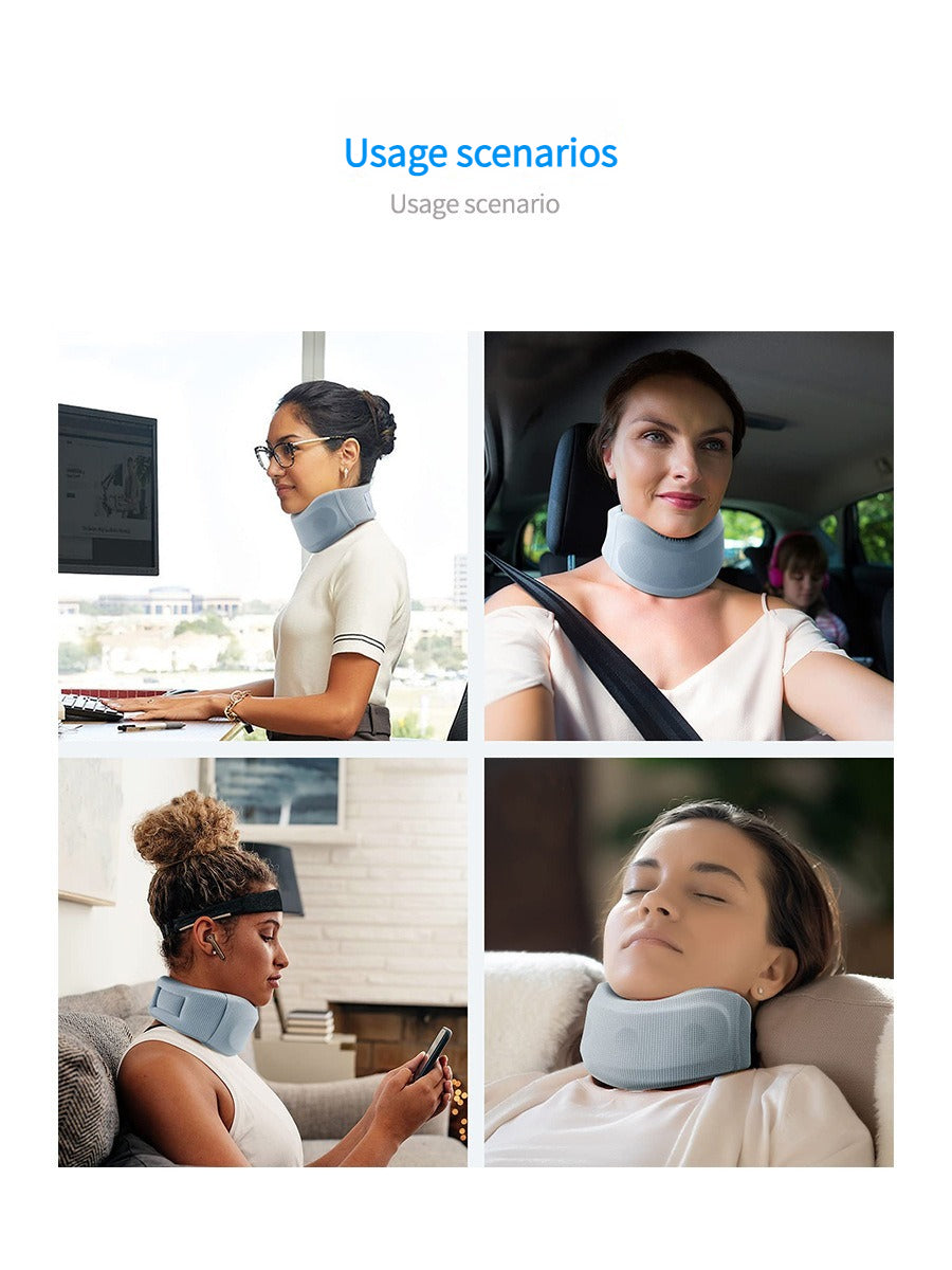 Premium Adjustable Neck Brace Foam Cervical Collar for Pain Relief, Comfortable Support for Home Use and Sleeping, Various Sizes S-XL