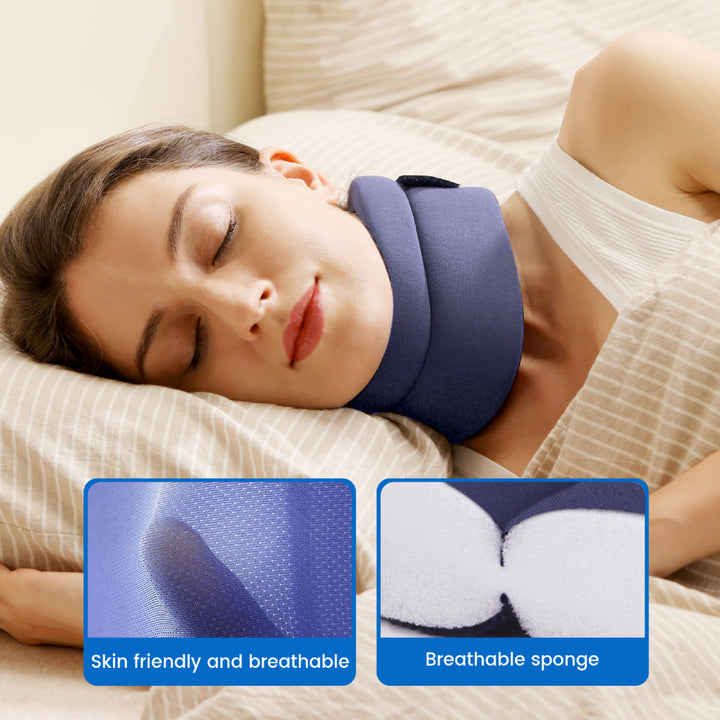 Premium Adjustable Neck Brace Foam Cervical Collar for Pain Relief, Comfortable Support for Home Use and Sleeping, Various Sizes S-XL