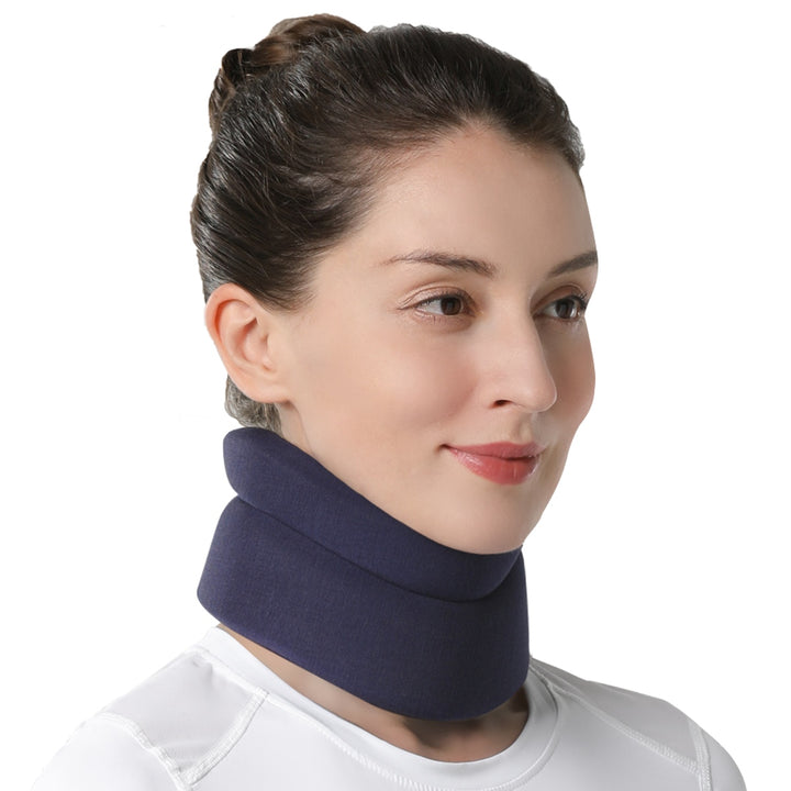 Premium Adjustable Neck Brace Foam Cervical Collar for Pain Relief, Comfortable Support for Home Use and Sleeping, Various Sizes S-XL