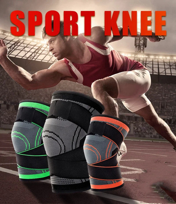 Premium Adjustable Sports Knee Pad – Patella Stabilizer Brace Support for Running Hiking and Basketball