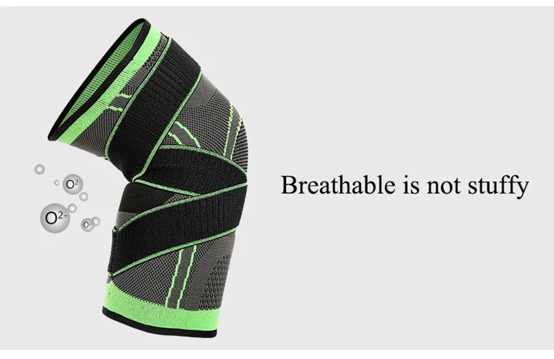 Premium Adjustable Sports Knee Pad – Patella Stabilizer Brace Support for Running Hiking and Basketball