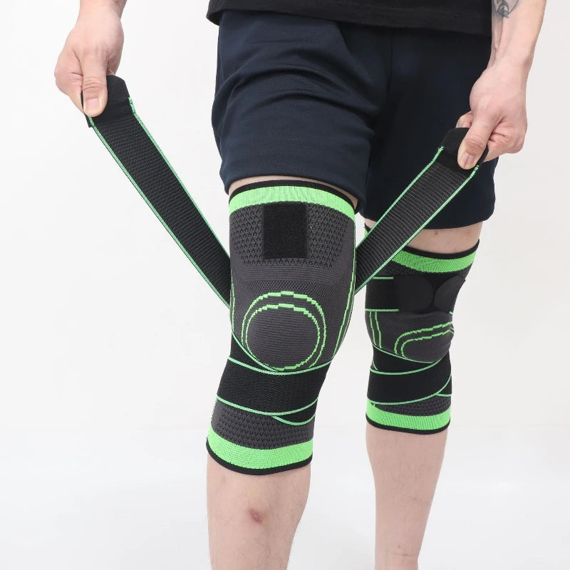 Premium Adjustable Sports Knee Pad – Patella Stabilizer Brace Support for Running Hiking and Basketball
