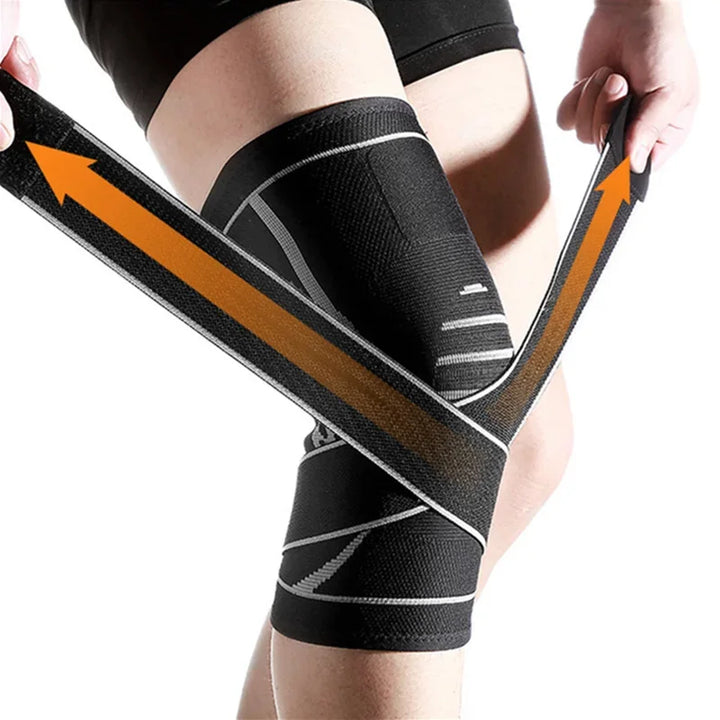 Premium Adjustable Sports Knee Pad – Patella Stabilizer Brace Support for Running Hiking and Basketball