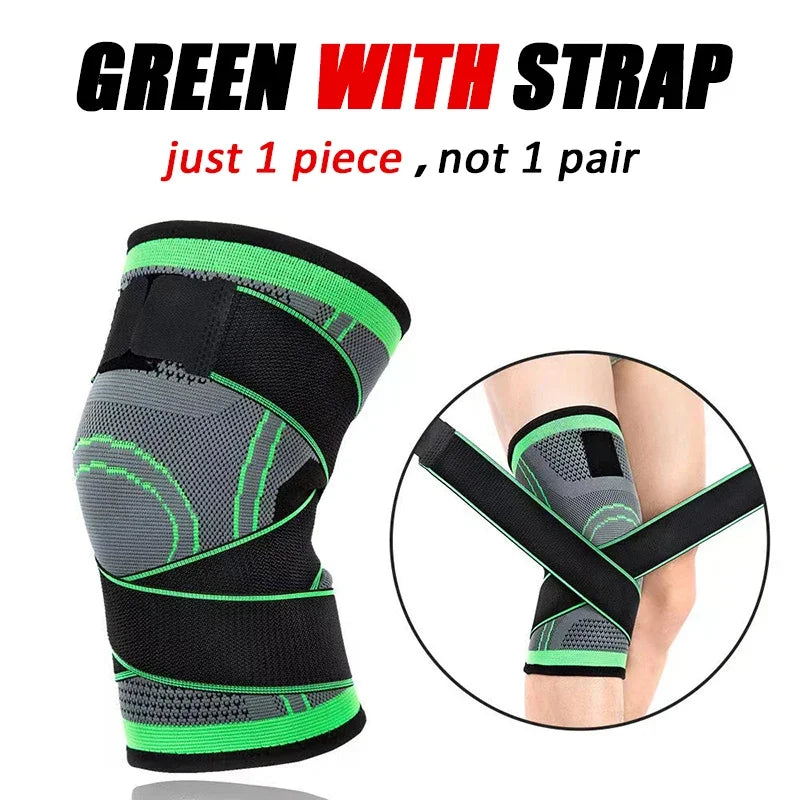 Premium Adjustable Sports Knee Pad – Patella Stabilizer Brace Support for Running Hiking and Basketball