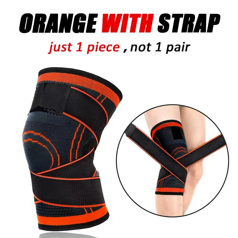 Premium Adjustable Sports Knee Pad – Patella Stabilizer Brace Support for Running Hiking and Basketball