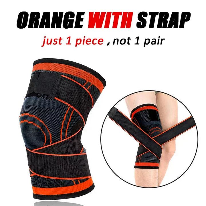Premium Adjustable Sports Knee Pad – Patella Stabilizer Brace Support for Running Hiking and Basketball
