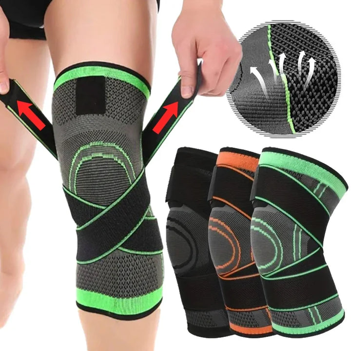 Premium Adjustable Sports Knee Pad – Patella Stabilizer Brace Support for Running Hiking and Basketball