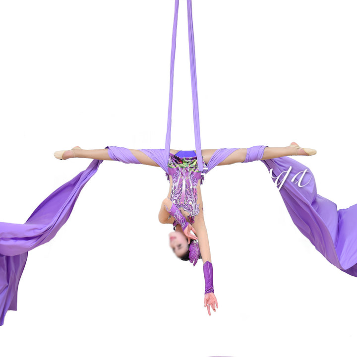 Premium Aerial Silks Yoga Hammock for Fitness – 12M Nylon Anti-Gravity Swing, High Load Bearing, Pilates & Bodybuilding Equipment for Home & Outdoor Use