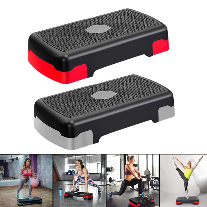 Premium Aerobic Fitness Stepper – Non-Slip Foot Pedal, Adjustable & Portable, 200KG Load-Bearing, Honeycomb Anti-Slip Surface for Home Gym, Cardio & Strength Training