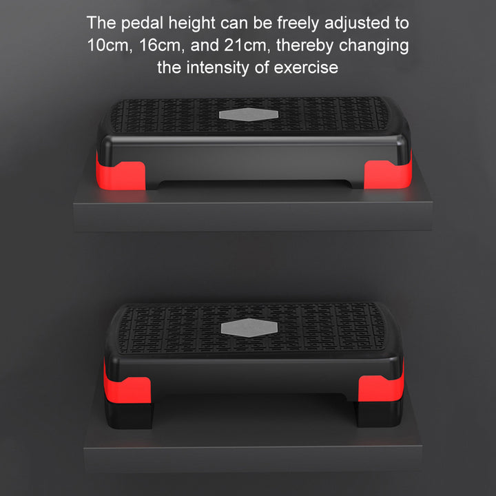 Premium Aerobic Fitness Stepper – Non-Slip Foot Pedal, Adjustable & Portable, 200KG Load-Bearing, Honeycomb Anti-Slip Surface for Home Gym, Cardio & Strength Training