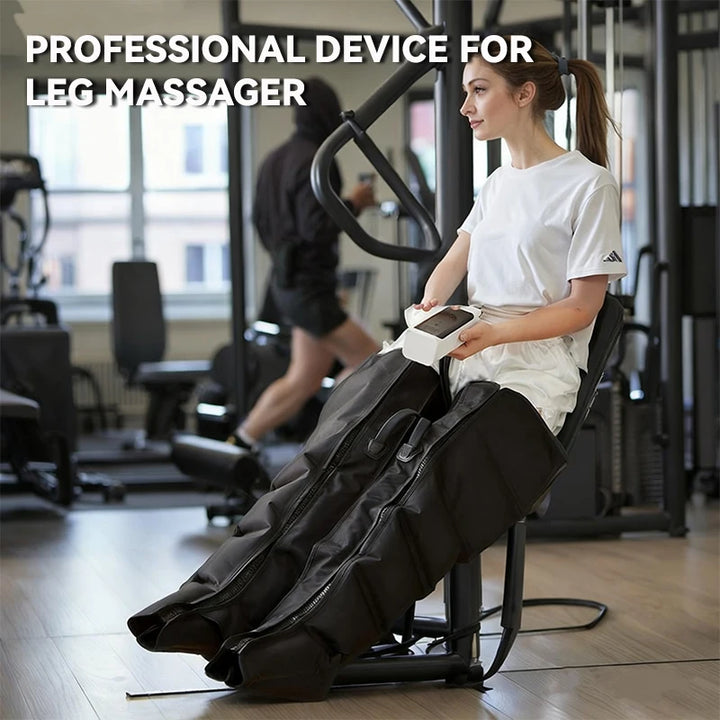 Premium Air Wave Leg Massager System – Professional Dynamic Compression Boots for Full Leg and Foot Relaxation