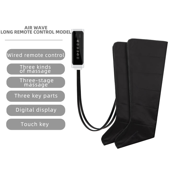 Premium Air Wave Leg Massager System – Professional Dynamic Compression Boots for Full Leg and Foot Relaxation