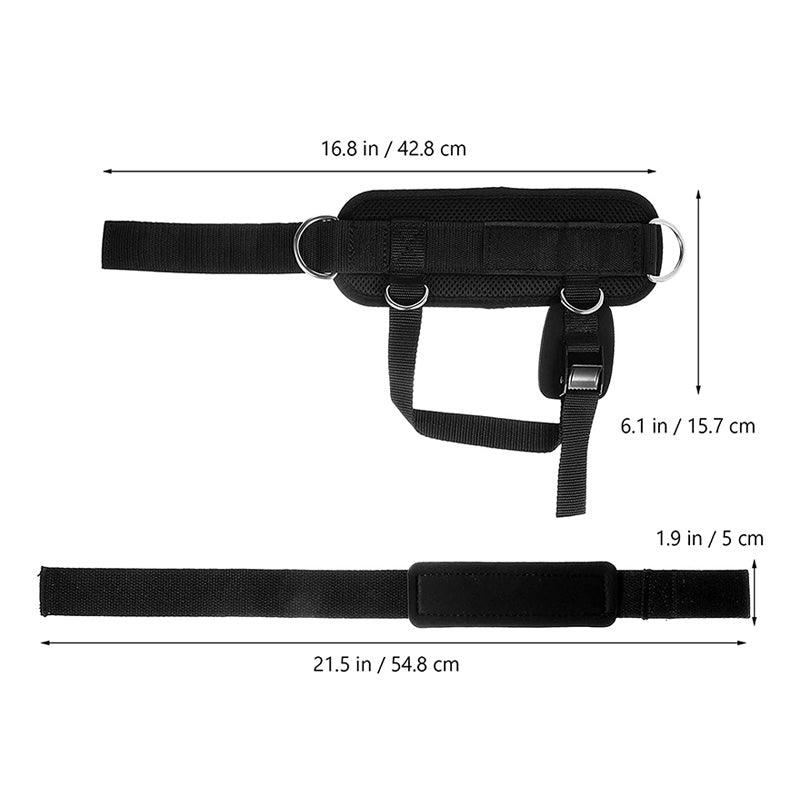 Premium Ankle Straps for Cable Machines – Adjustable, Breathable Fully Padded Ankle Cuffs for Leg Exercises, Workouts, and Fitness – Durable, Comfortable Ankle Support