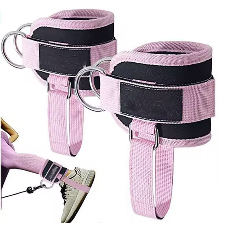 Premium Ankle Straps for Cable Machines – Adjustable, Breathable Fully Padded Ankle Cuffs for Leg Exercises, Workouts, and Fitness – Durable, Comfortable Ankle Support