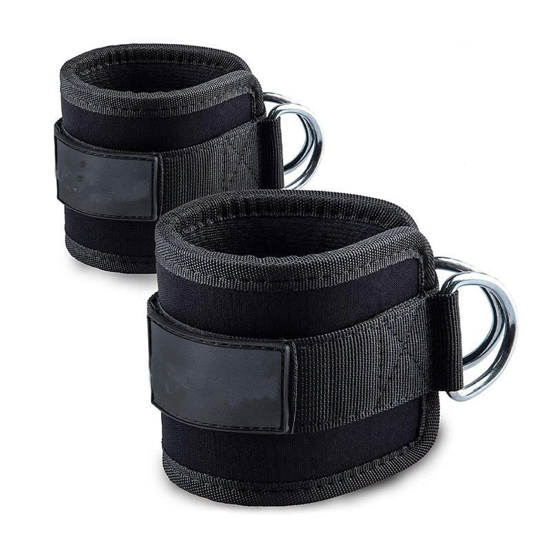 Premium Ankle Straps for Cable Machines – Adjustable, Breathable Fully Padded Ankle Cuffs for Leg Exercises, Workouts, and Fitness – Durable, Comfortable Ankle Support