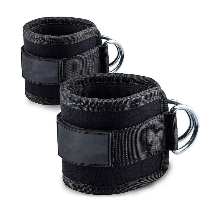 Premium Ankle Straps for Cable Machines – Adjustable, Breathable Fully Padded Ankle Cuffs for Leg Exercises, Workouts, and Fitness – Durable, Comfortable Ankle Support