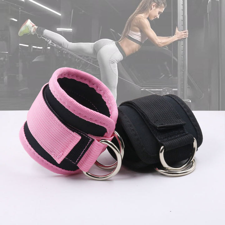 Premium Ankle Straps for Cable Machines – Adjustable, Breathable Fully Padded Ankle Cuffs for Leg Exercises, Workouts, and Fitness – Durable, Comfortable Ankle Support