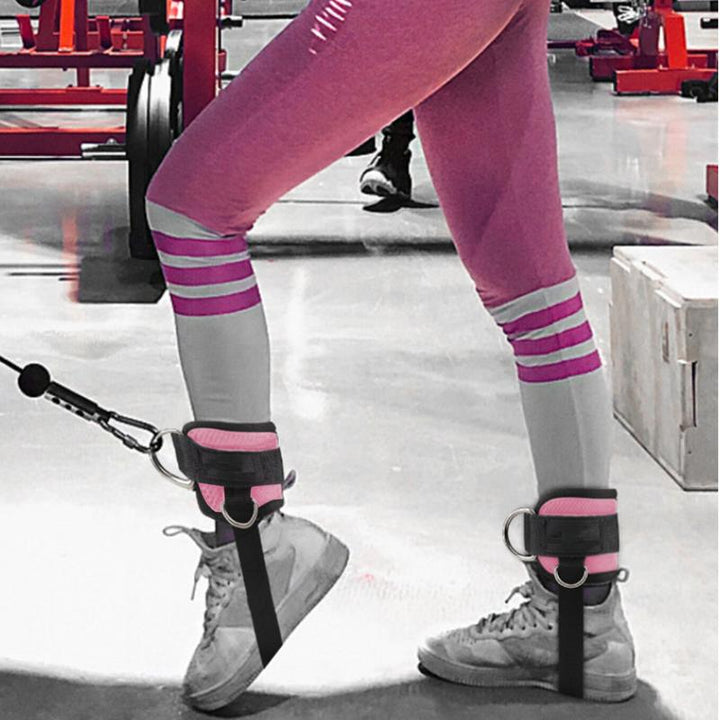 Premium Ankle Straps for Cable Machines – Adjustable, Breathable Fully Padded Ankle Cuffs for Leg Exercises, Workouts, and Fitness – Durable, Comfortable Ankle Support