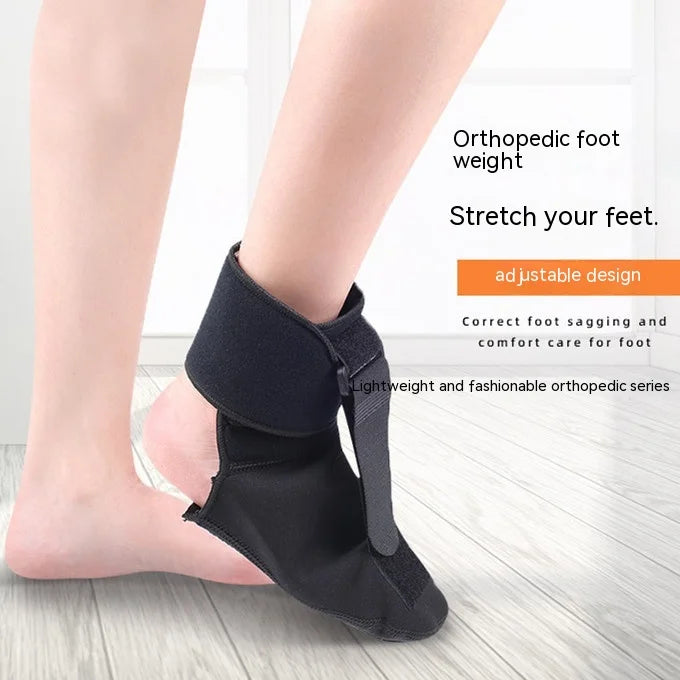 Premium Ankle Support Brace for Foot Drop Rehabilitation, Protective Splint with Adjustable Fixation Strips, Ideal for Health Massage, Multiple Sizes for Adults (S, M, L)