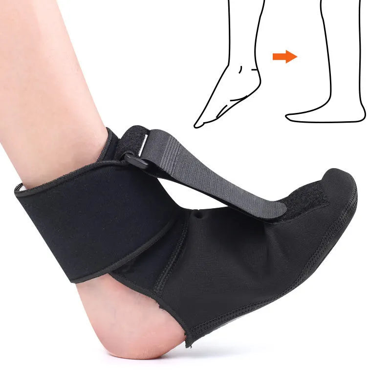 Premium Ankle Support Brace for Foot Drop Rehabilitation, Protective Splint with Adjustable Fixation Strips, Ideal for Health Massage, Multiple Sizes for Adults (S, M, L)