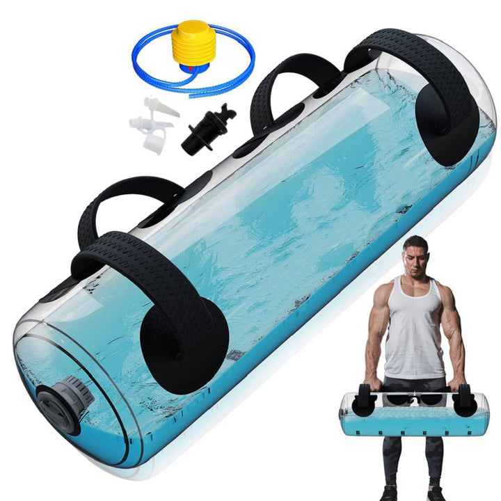 Premium Aqua Bag – Portable Inflatable Water Weightlifting Bag for Home Gym, Fitness, & Bodybuilding – Adjustable Resistance (5/10/15/20/30kg), PVC Material, Includes Inflator