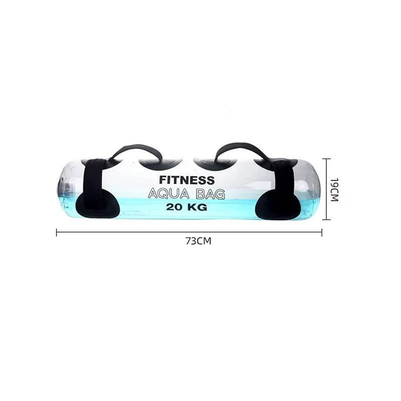 Premium Aqua Bag – Portable Inflatable Water Weightlifting Bag for Home Gym, Fitness, & Bodybuilding – Adjustable Resistance (5/10/15/20/30kg), PVC Material, Includes Inflator