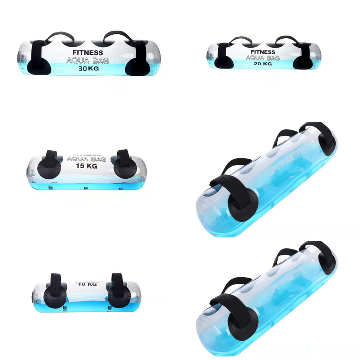 Premium Aqua Bag – Portable Inflatable Water Weightlifting Bag for Home Gym, Fitness, & Bodybuilding – Adjustable Resistance (5/10/15/20/30kg), PVC Material, Includes Inflator
