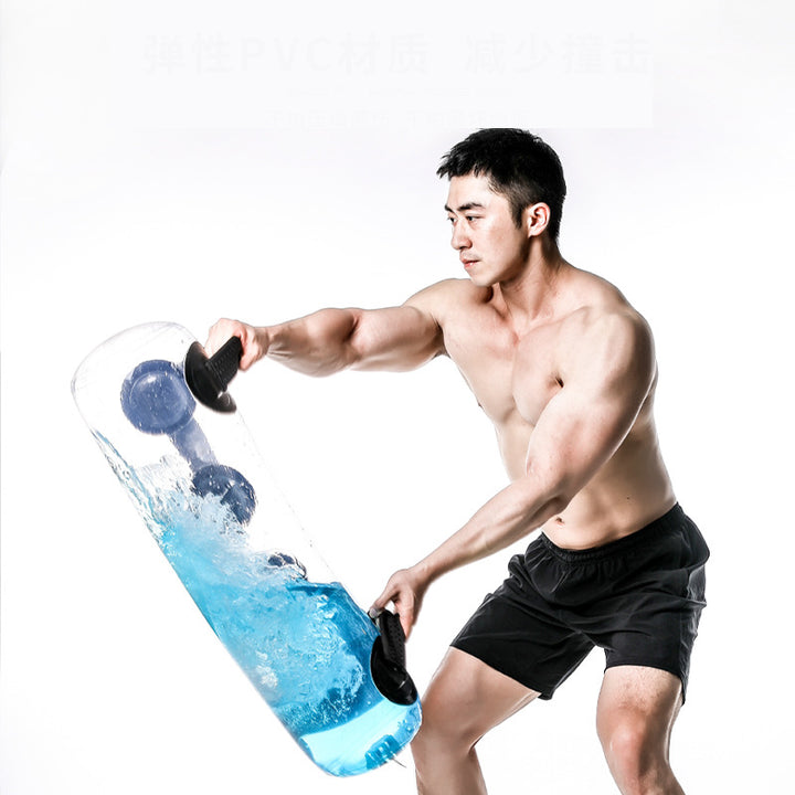 Premium Aqua Bag – Portable Inflatable Water Weightlifting Bag for Home Gym, Fitness, & Bodybuilding – Adjustable Resistance (5/10/15/20/30kg), PVC Material, Includes Inflator