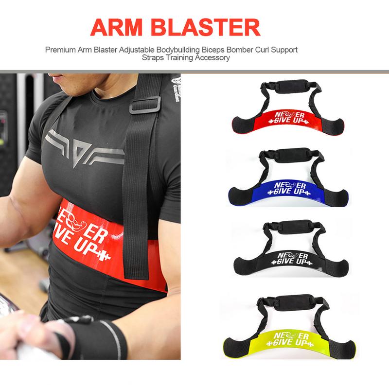 Premium Arm Blaster – Adjustable Bodybuilding Support for Biceps & Triceps, Lightweight Aluminum Alloy with Padded Elbow Support for Effective Curling & Lifting Exercises, Durable and Comfortable Training Accessory