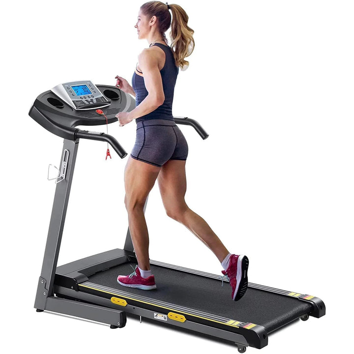 Premium Auto Incline Folding Treadmill – 2.5HP Electric Running Machine with 12% Incline and 15 Training Programs