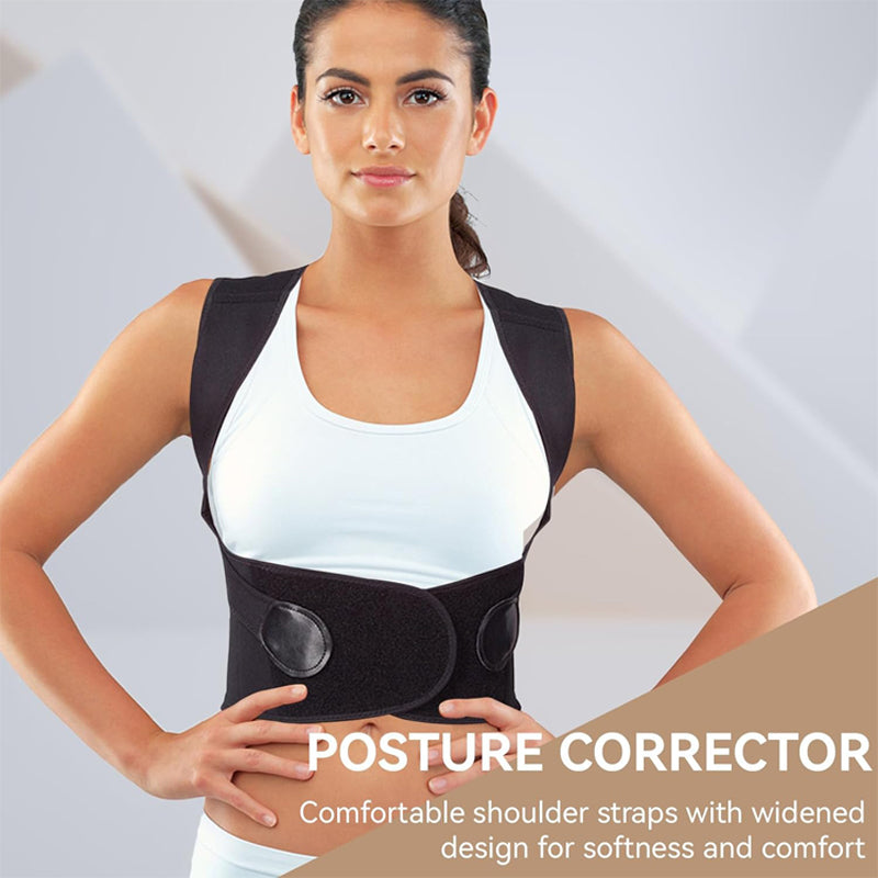 Premium Back Posture Corrector Brace for Women – Adjustable Shoulder Support Belt, Lightweight & Breathable Design for Effective Posture Correction and Back Support